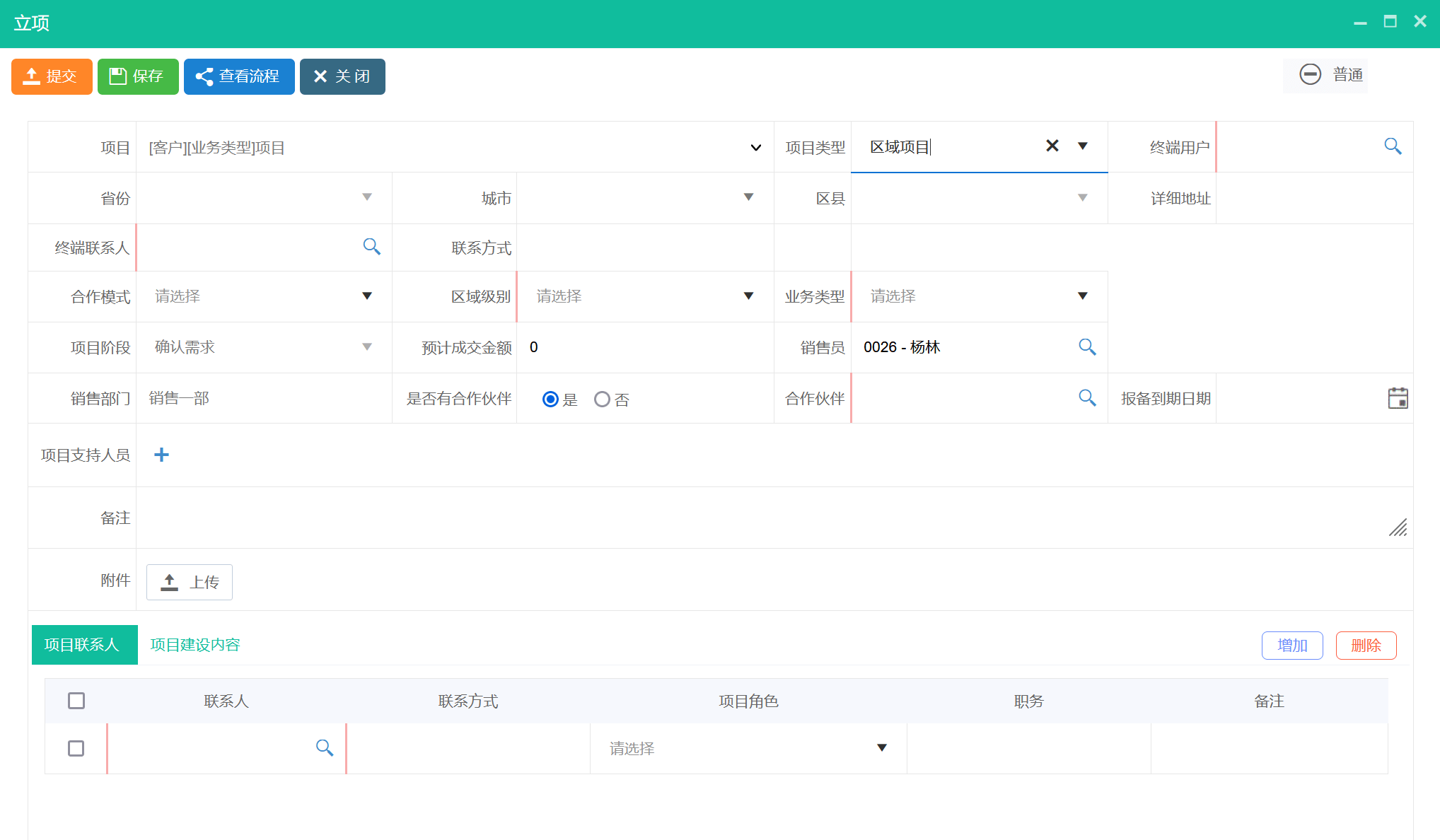 立項(xiàng)管理